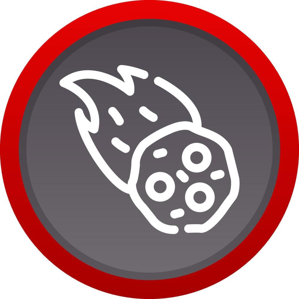 Meteor Creative Icon Design vector