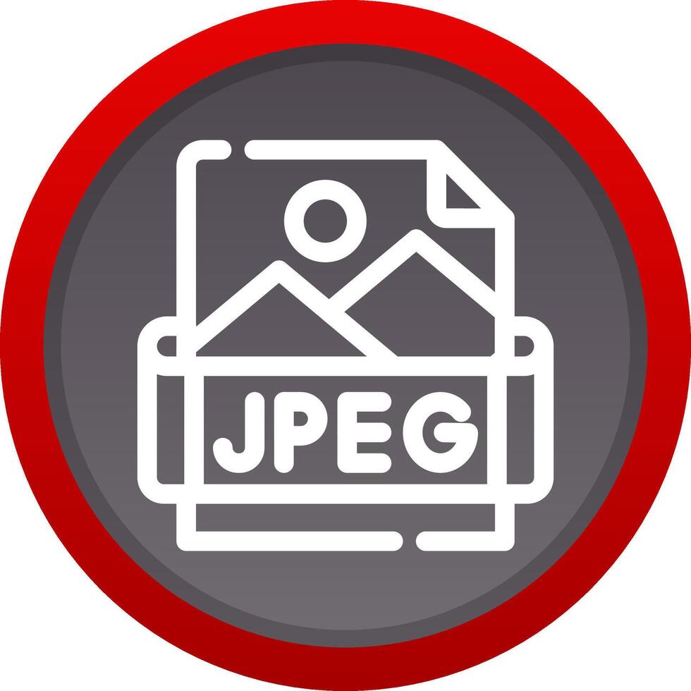 Jpeg Creative Icon Design vector
