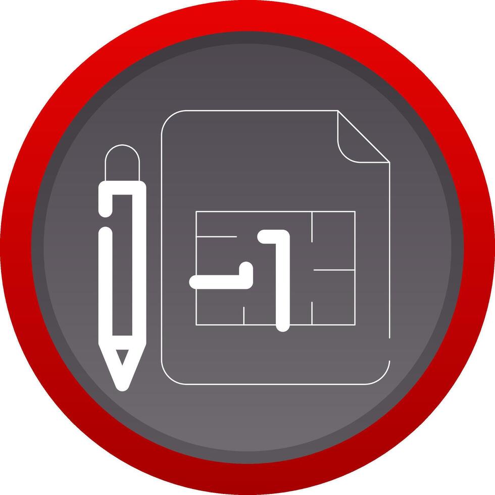 Blueprint Creative Icon Design vector