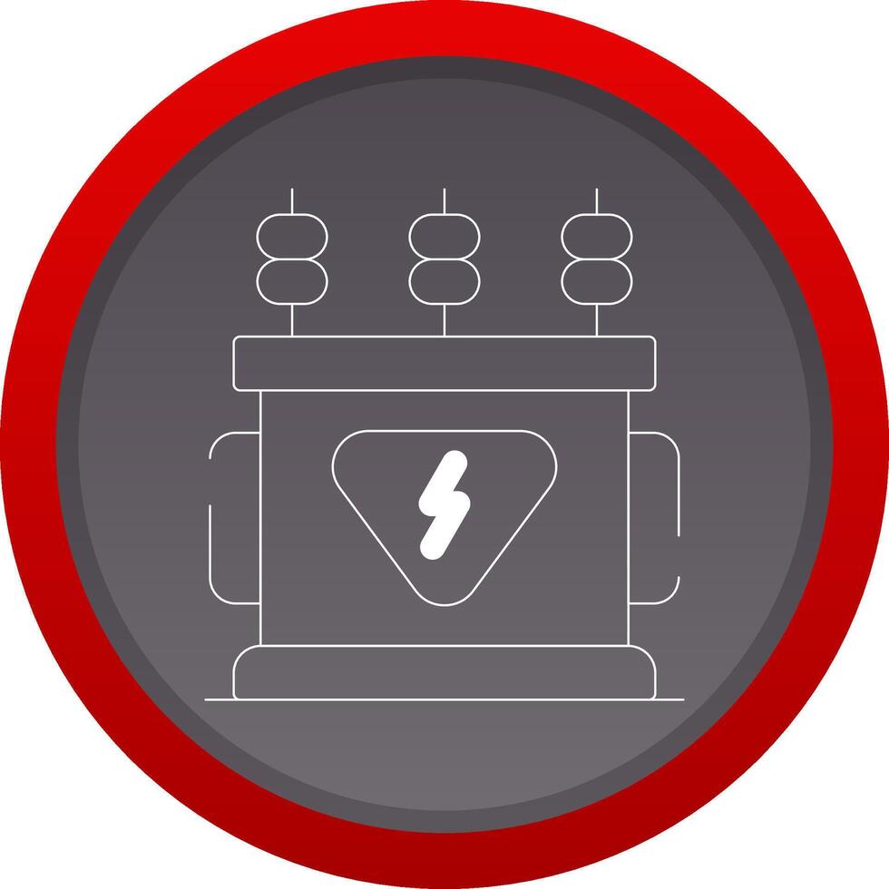 Power Transformer Creative Icon Design vector