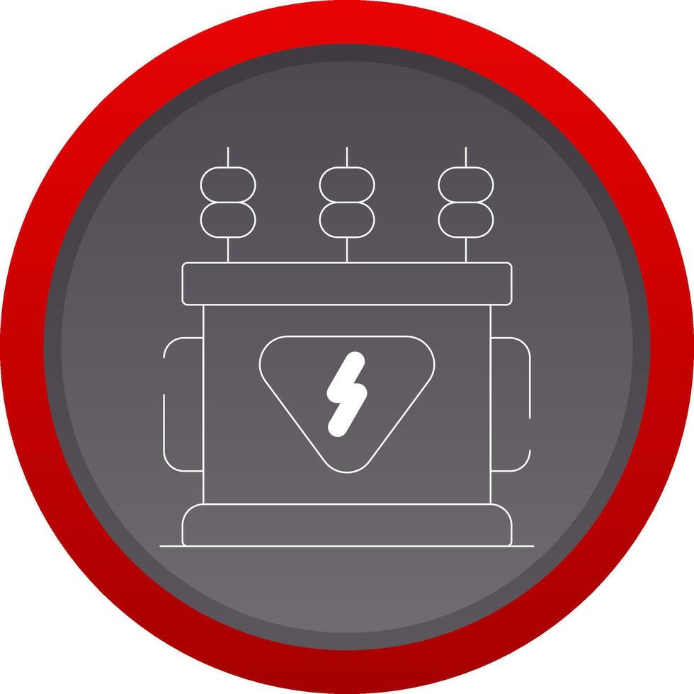 Power Transformer Creative Icon Design vector