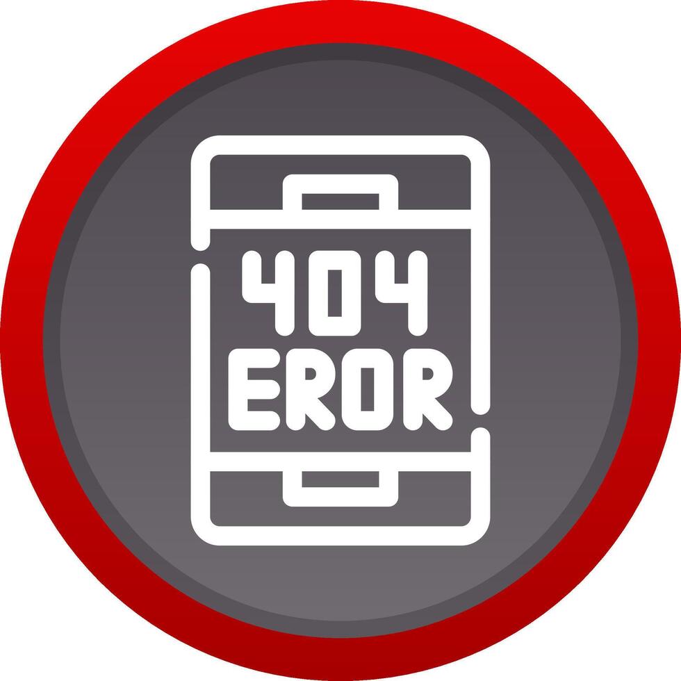 Error Creative Icon Design vector