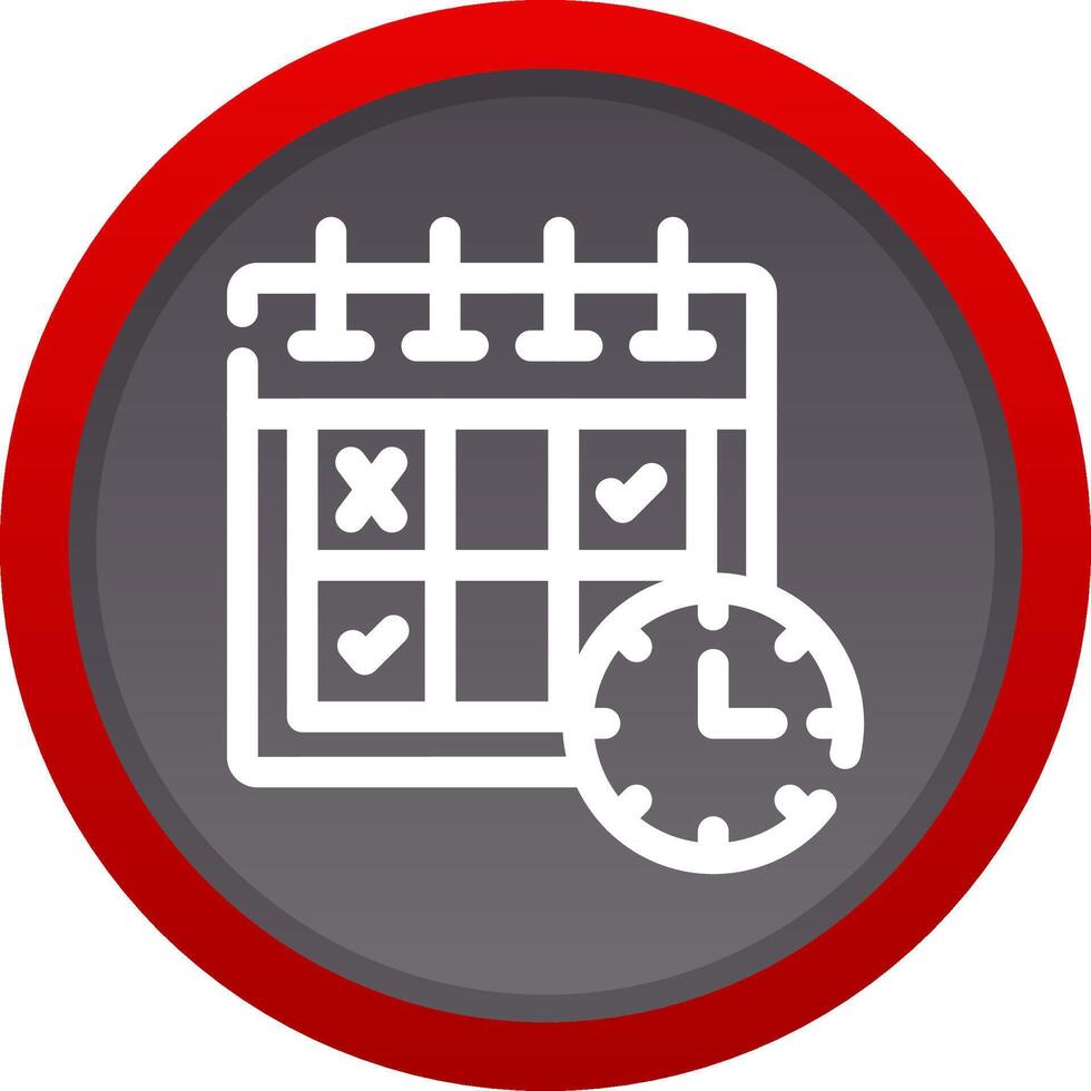 Schedule Creative Icon Design vector