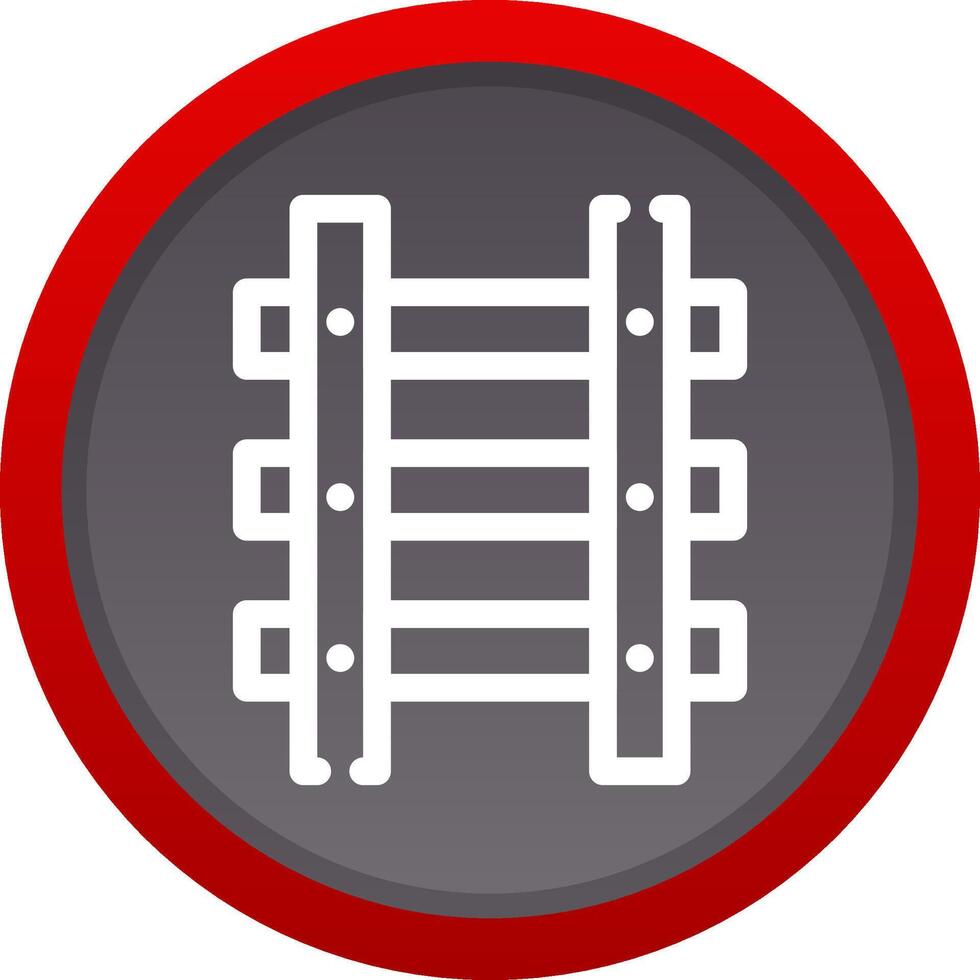 Train Tracks Creative Icon Design vector