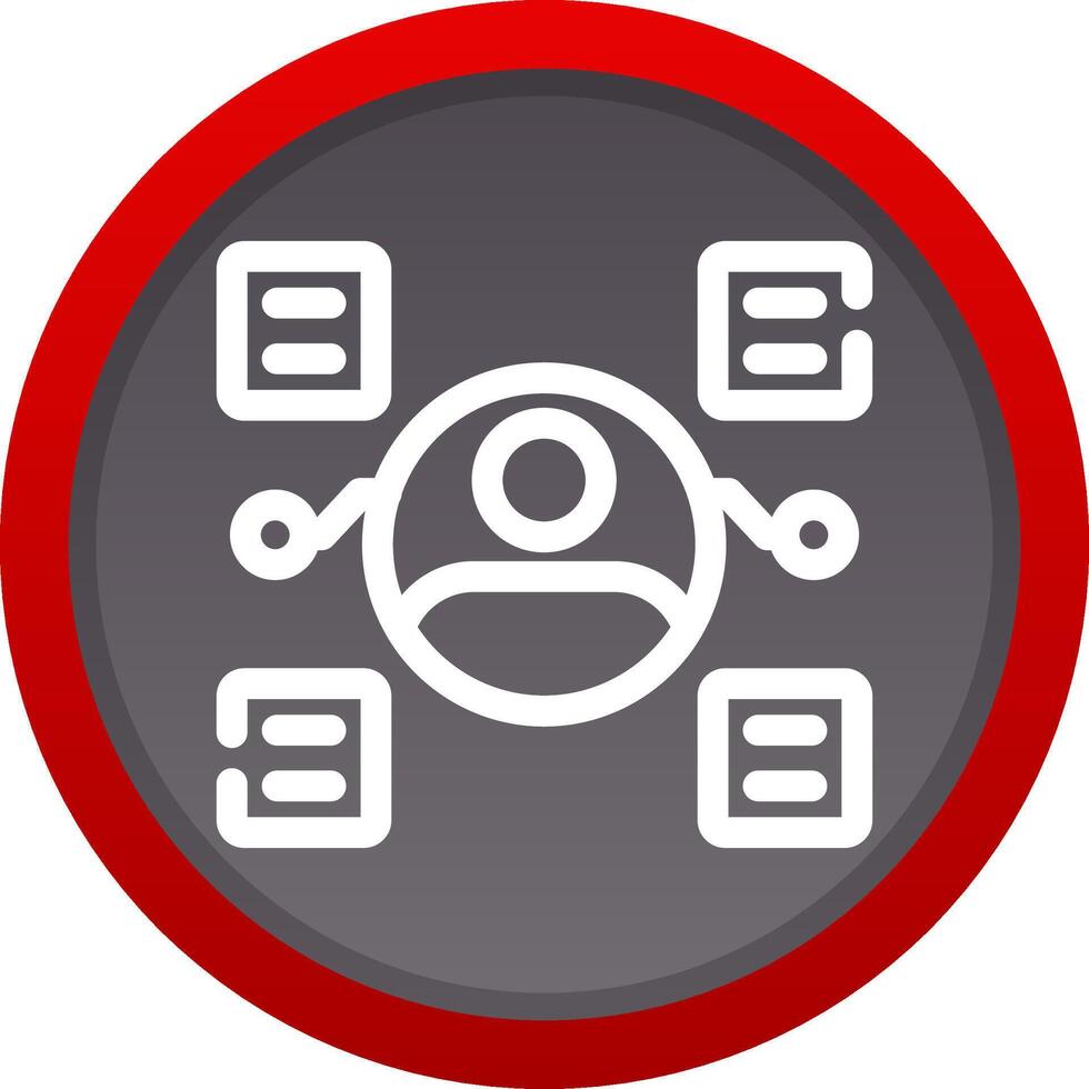 User Predictions Creative Icon Design vector