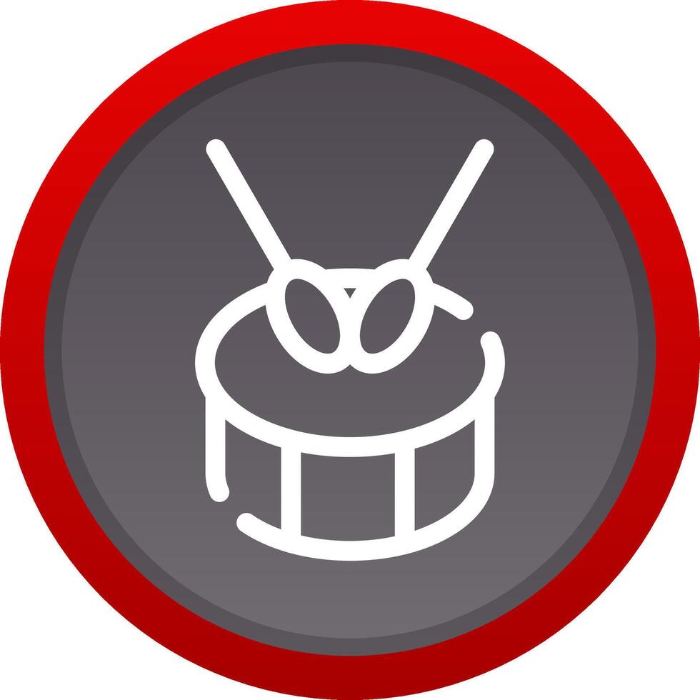 Drum Creative Icon Design vector