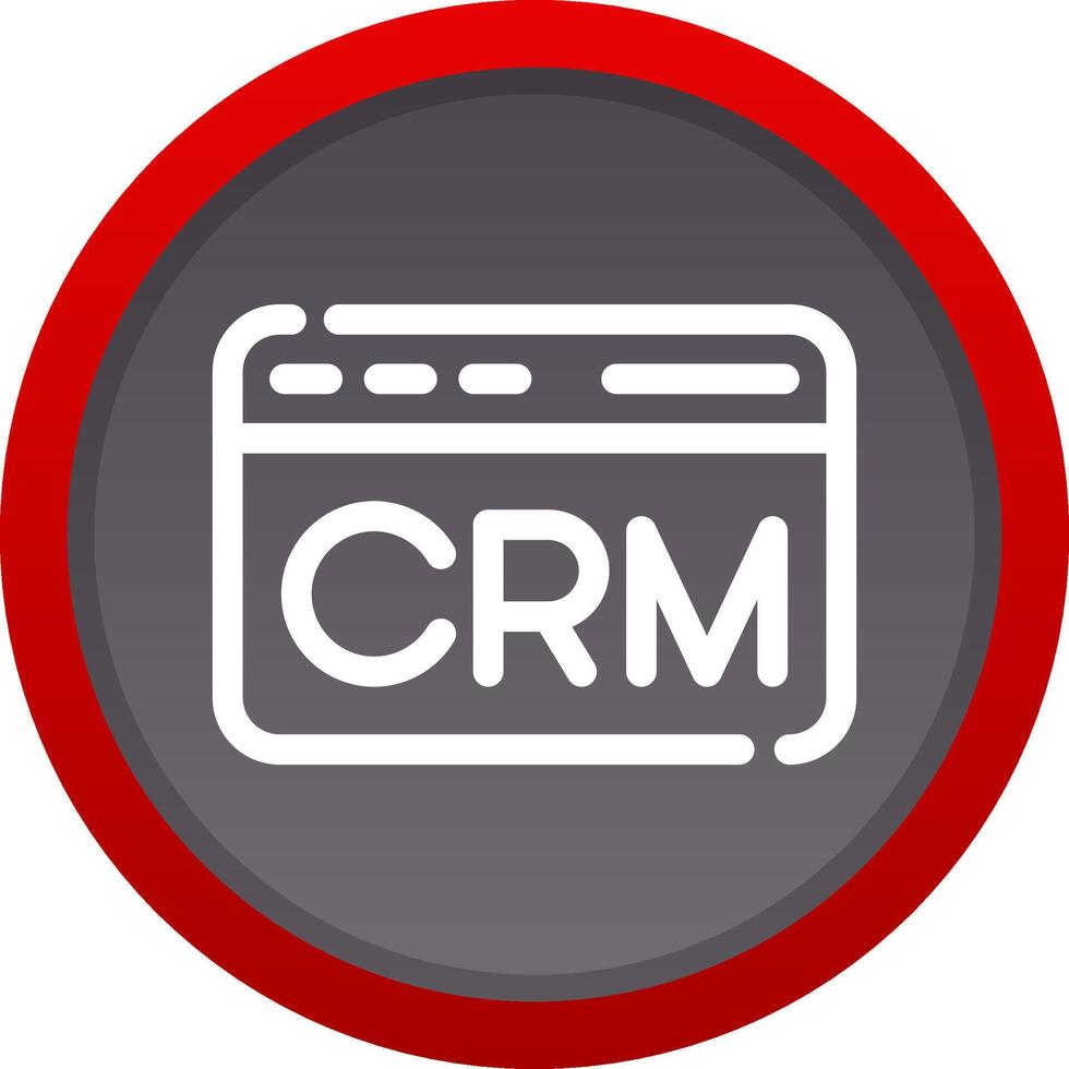CRM Creative Icon Design vector