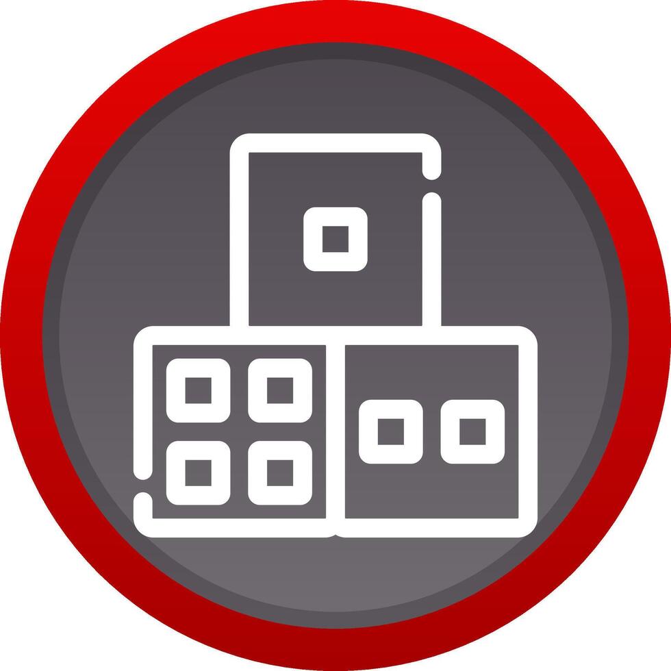 Dice Creative Icon Design vector