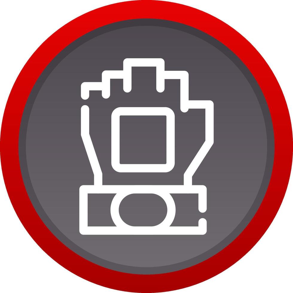 Fingerless Gloves Creative Icon Design vector
