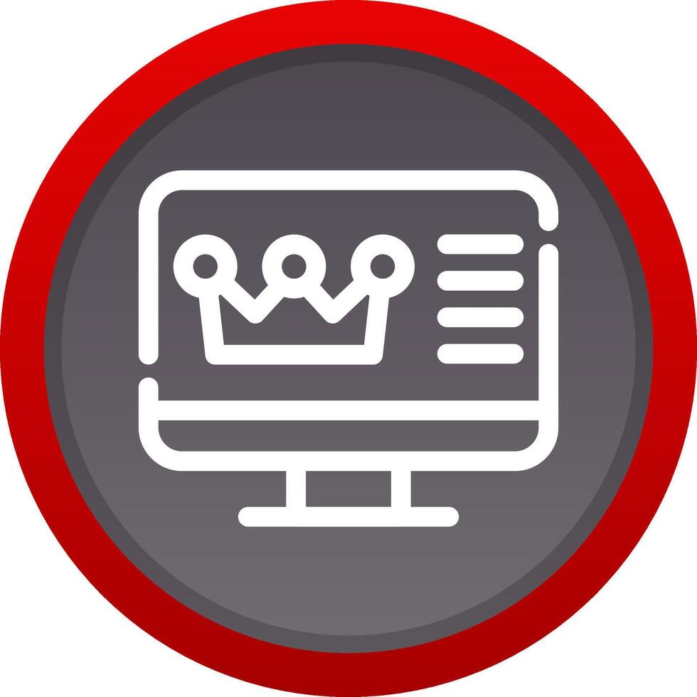Premium Content Creative Icon Design vector