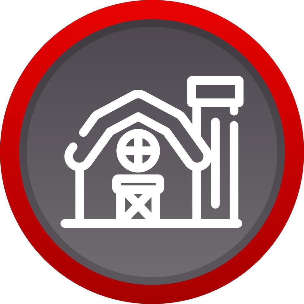 Farm House Creative Icon Design vector