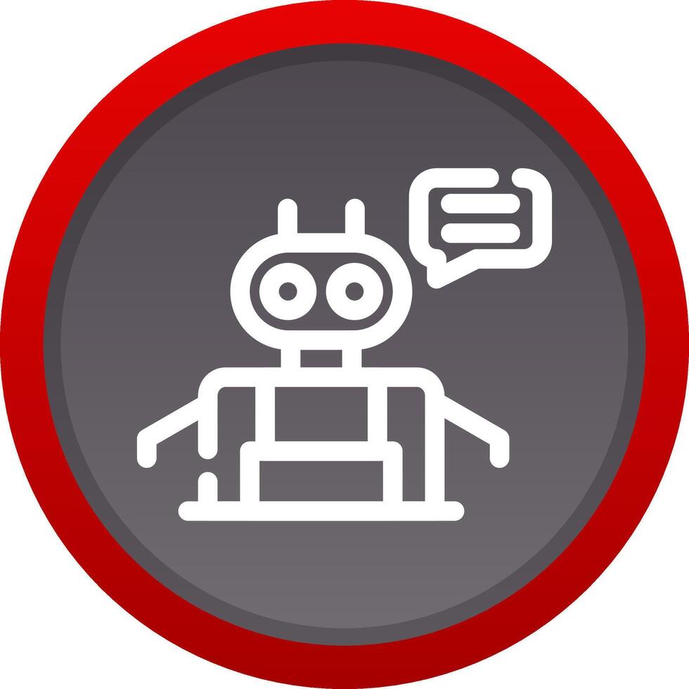 Chatbot Creative Icon Design vector