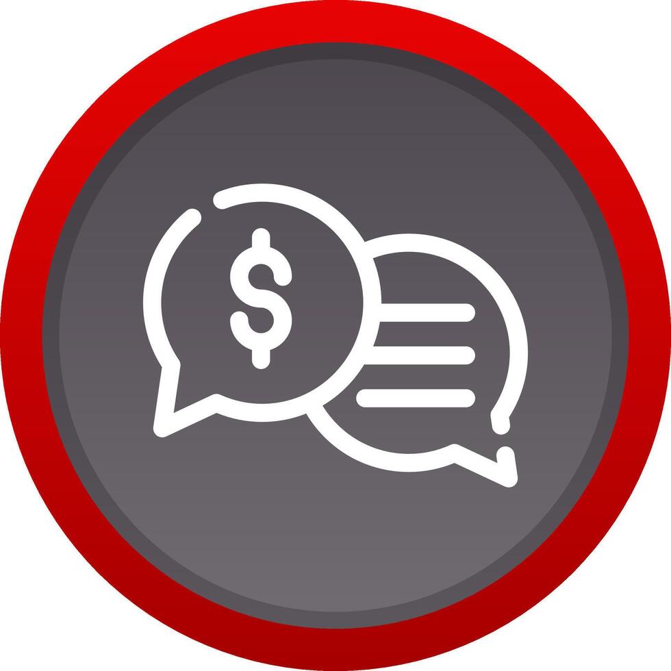 Business Dialog Creative Icon Design vector
