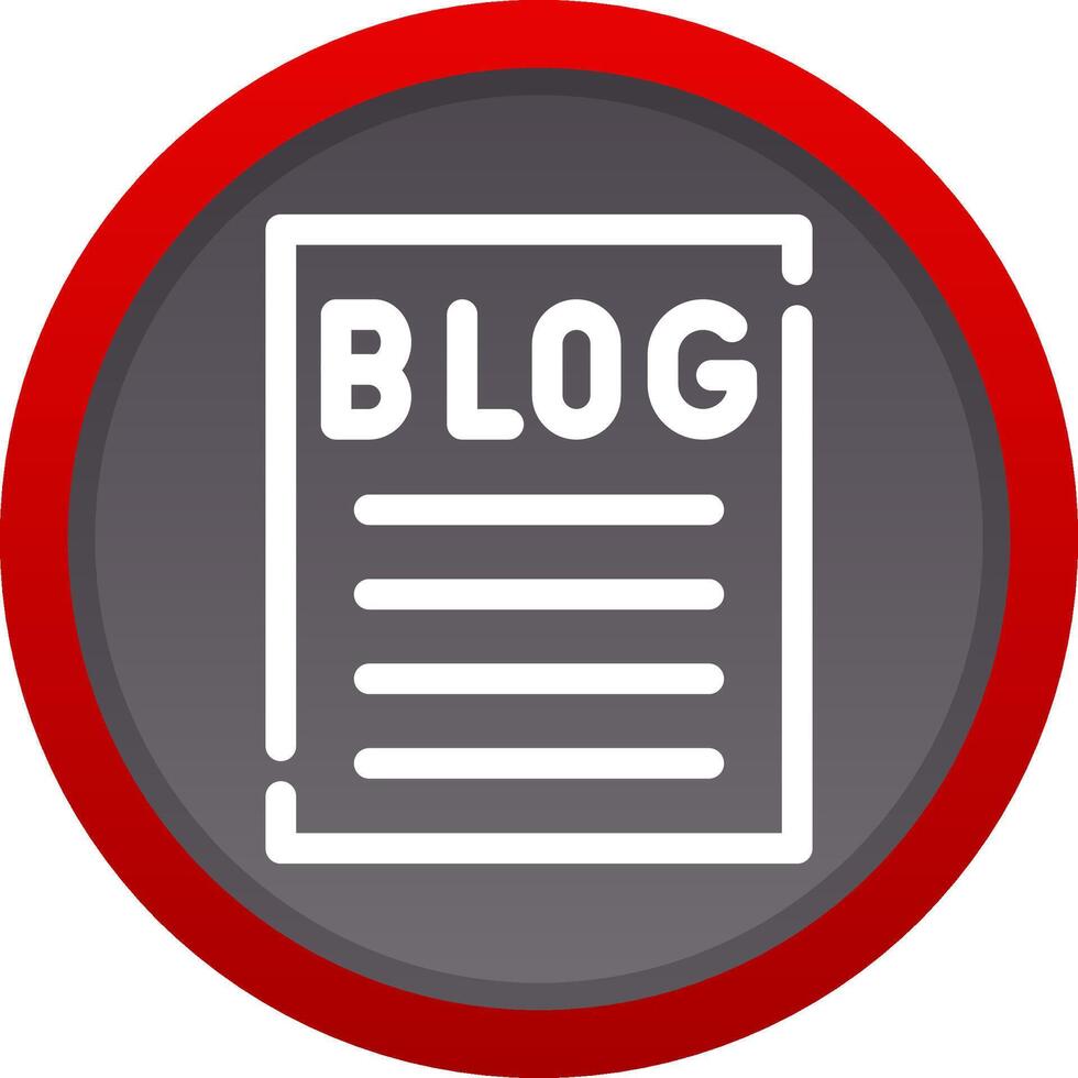 Blogging Creative Icon Design vector