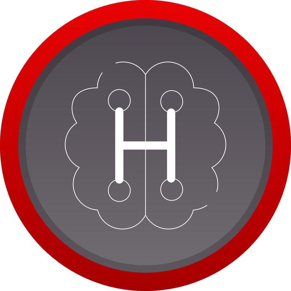 Humanoid Robot Creative Icon Design vector