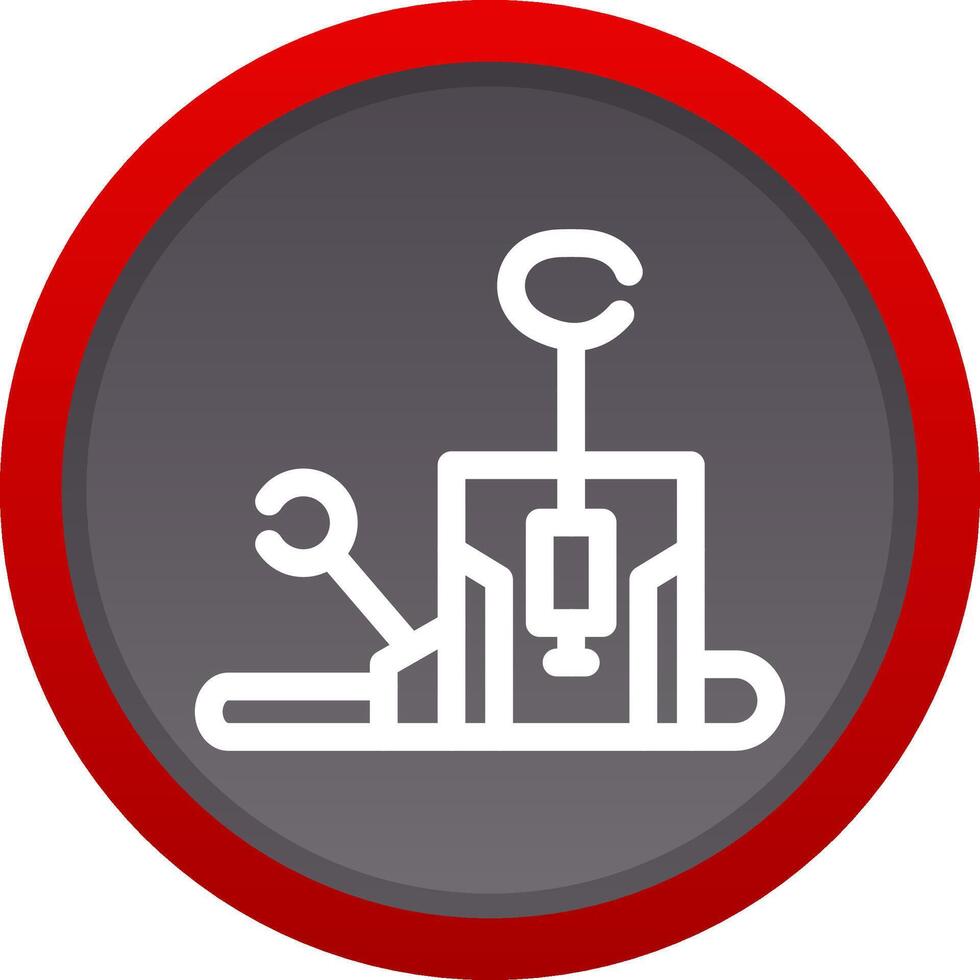 Pilates Chair Creative Icon Design vector