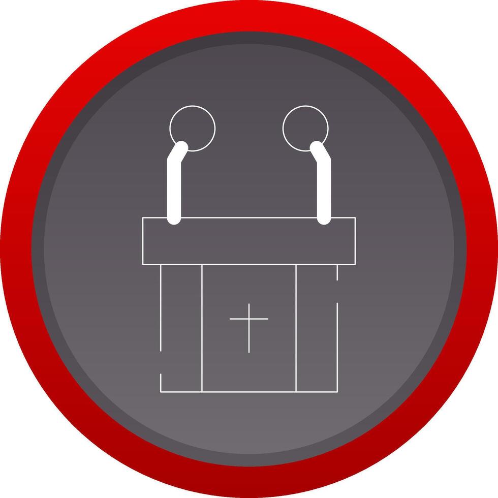 Pulpit Creative Icon Design vector