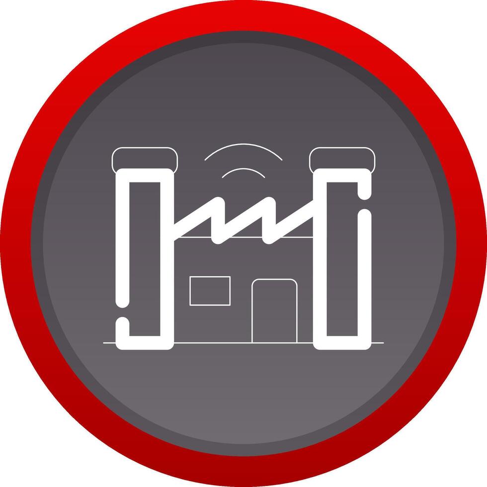 Smart Factory Creative Icon Design vector