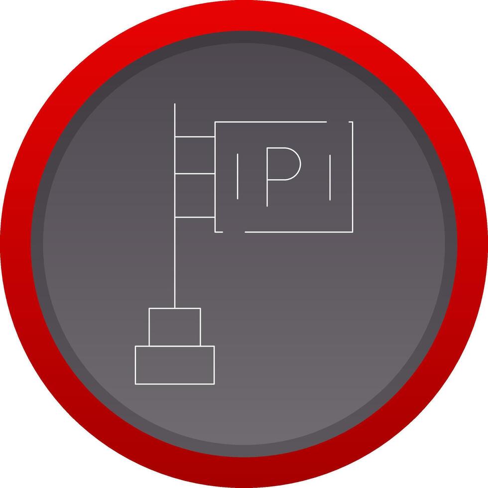 Parking Creative Icon Design vector