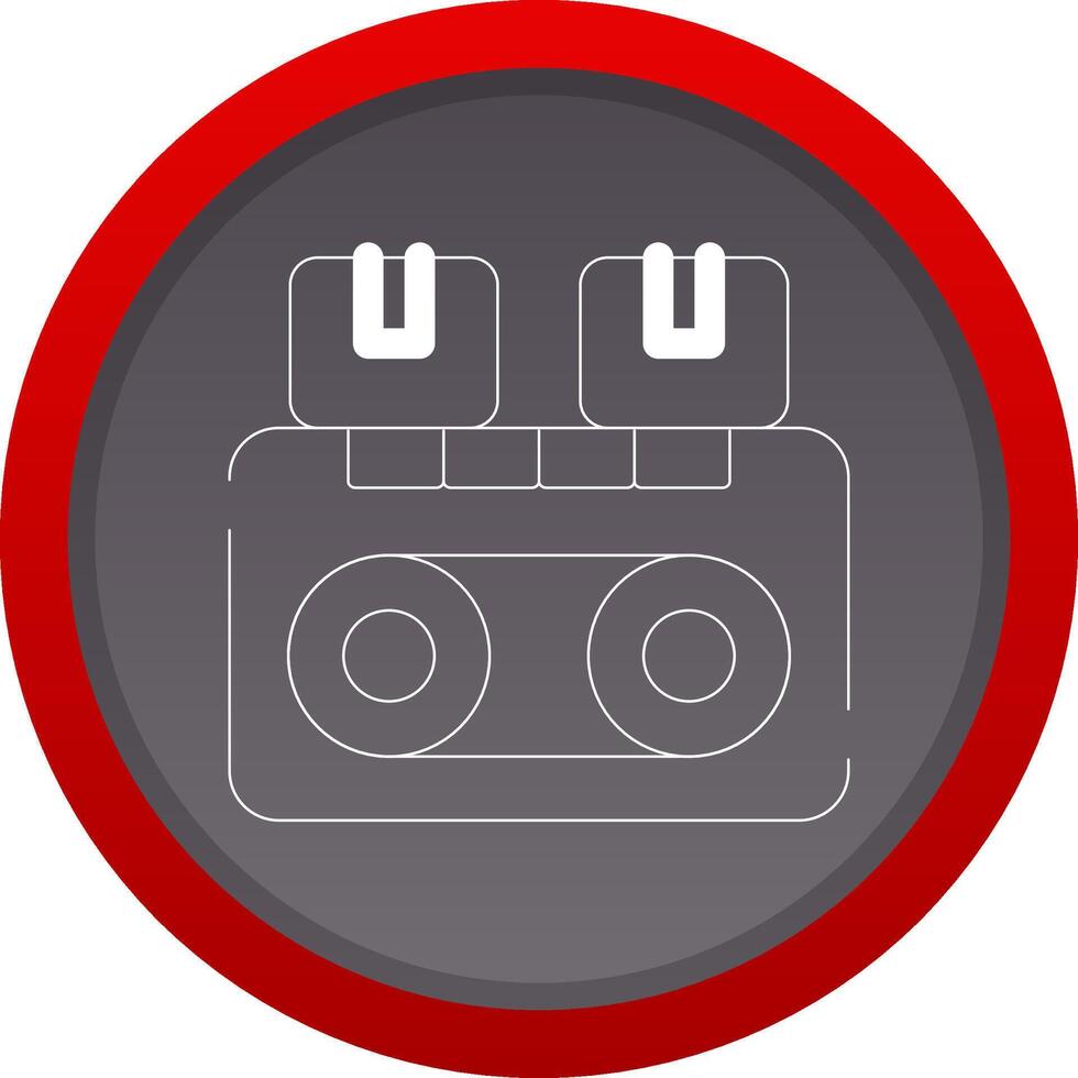 Cyber Physical System Creative Icon Design vector