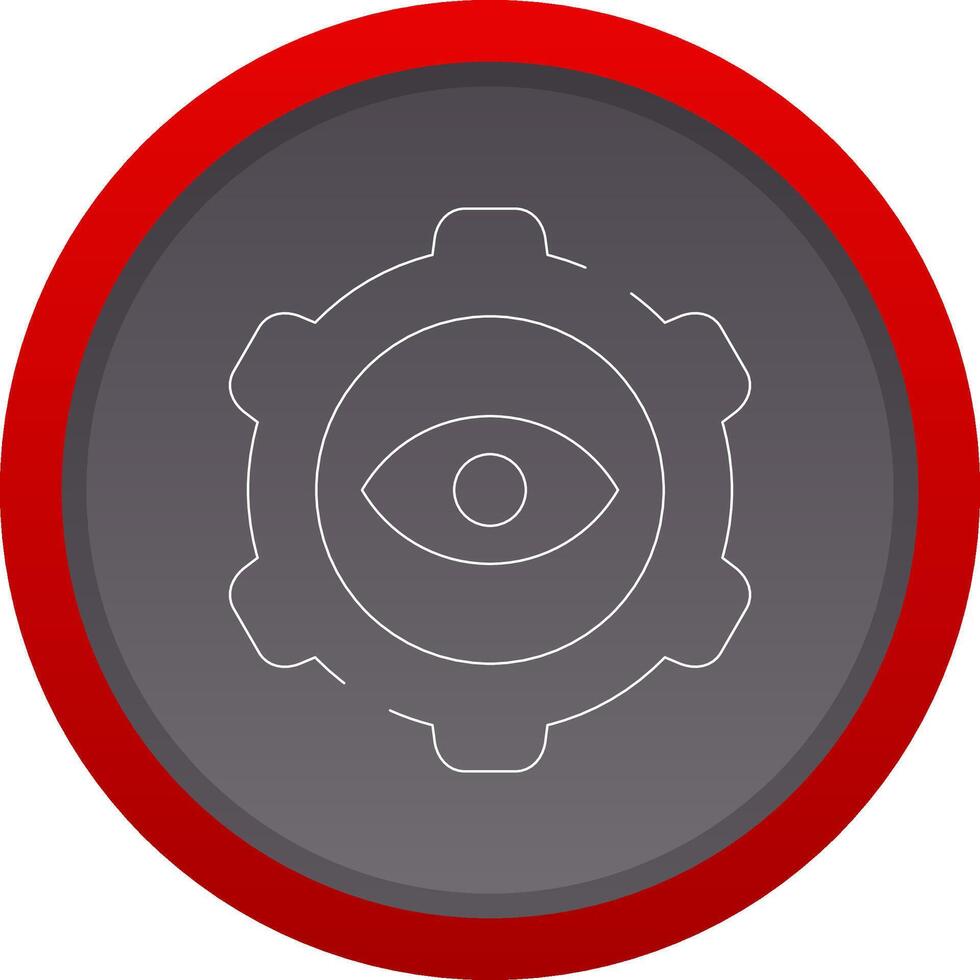 Eye Setting Creative Icon Design vector
