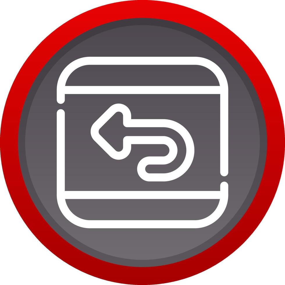 Undo Creative Icon Design vector