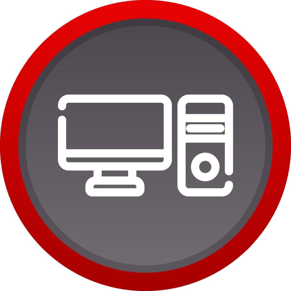 Computer Creative Icon Design vector