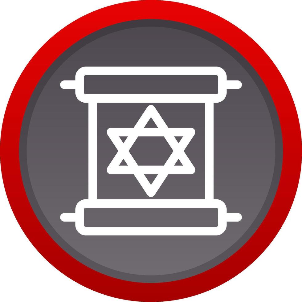 Scroll torah Creative Icon Design vector