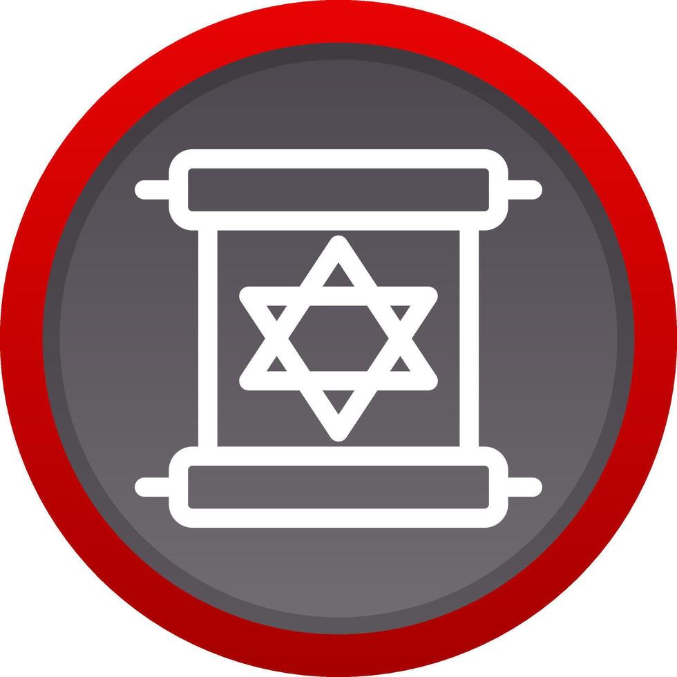 Scroll torah Creative Icon Design vector