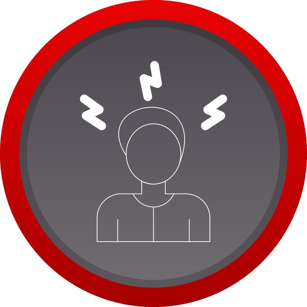 Stress Creative Icon Design vector