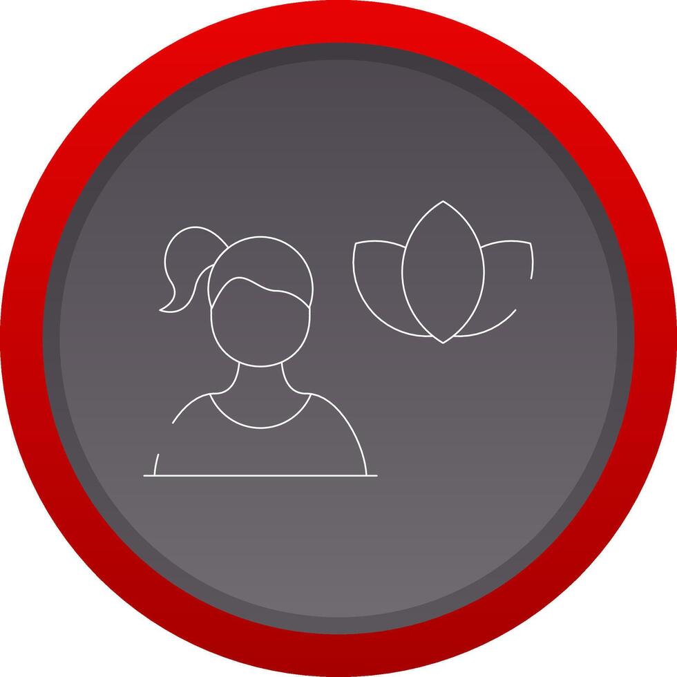 Meditation Creative Icon Design vector