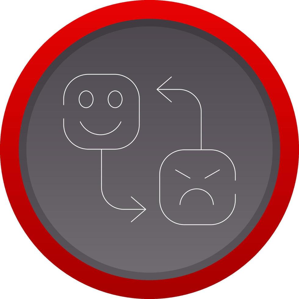Mood Swing Creative Icon Design vector