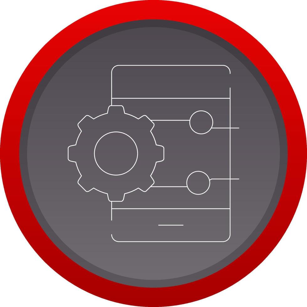 Project Management App Creative Icon Design vector