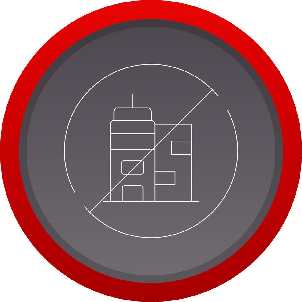 No Commute Creative Icon Design vector