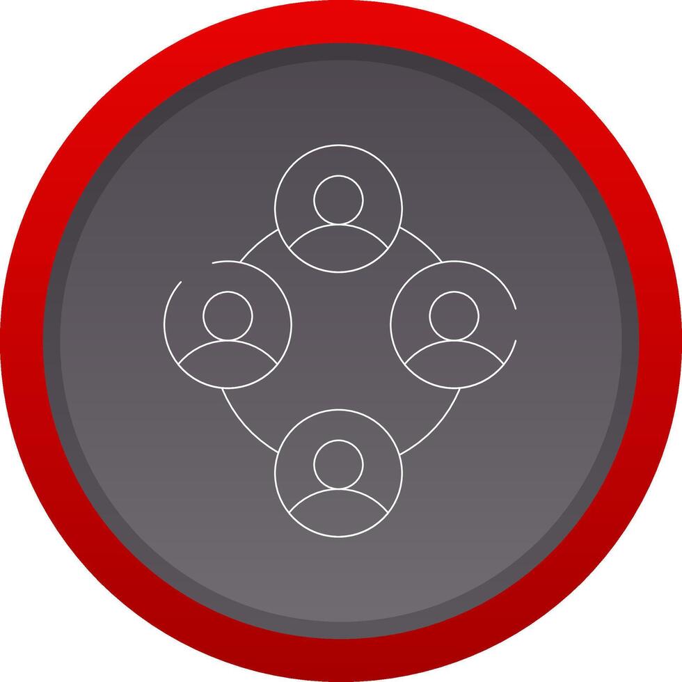 Networking with People Creative Icon Design vector