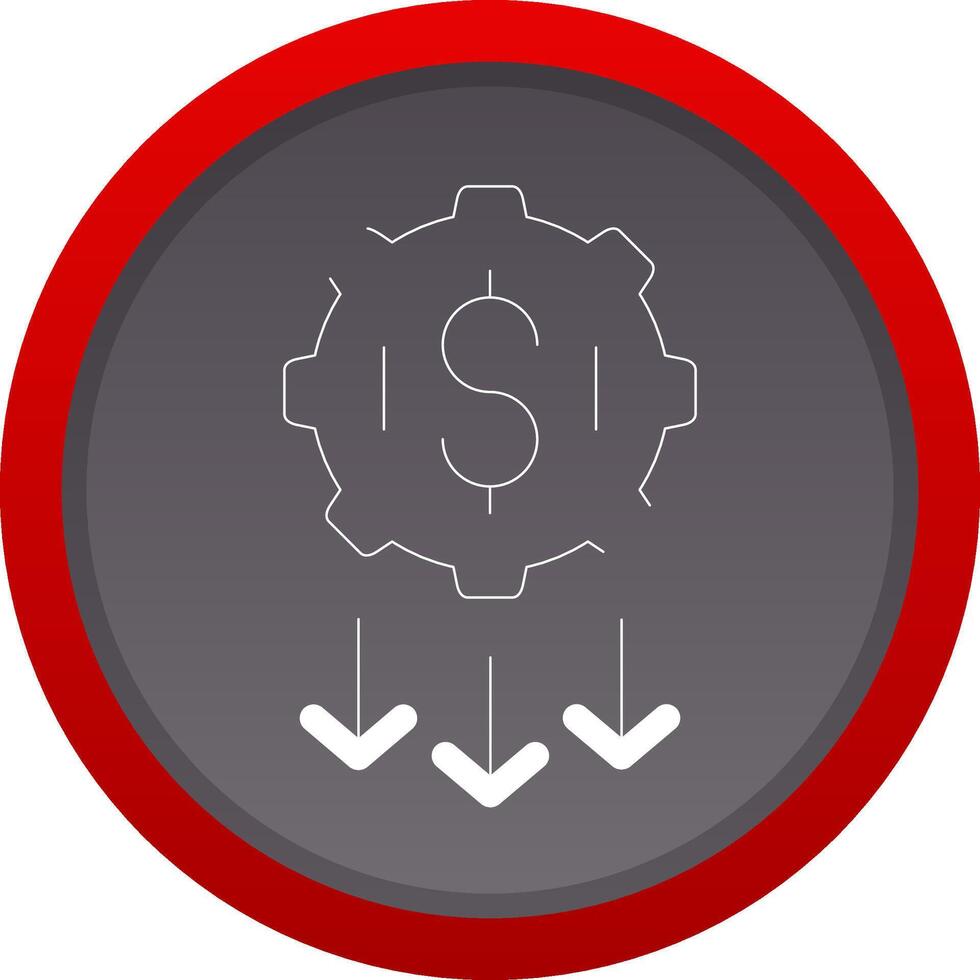 Low Startup Cost Creative Icon Design vector