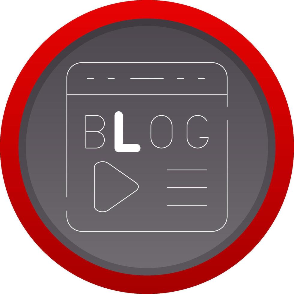 Blogging Creative Icon Design vector