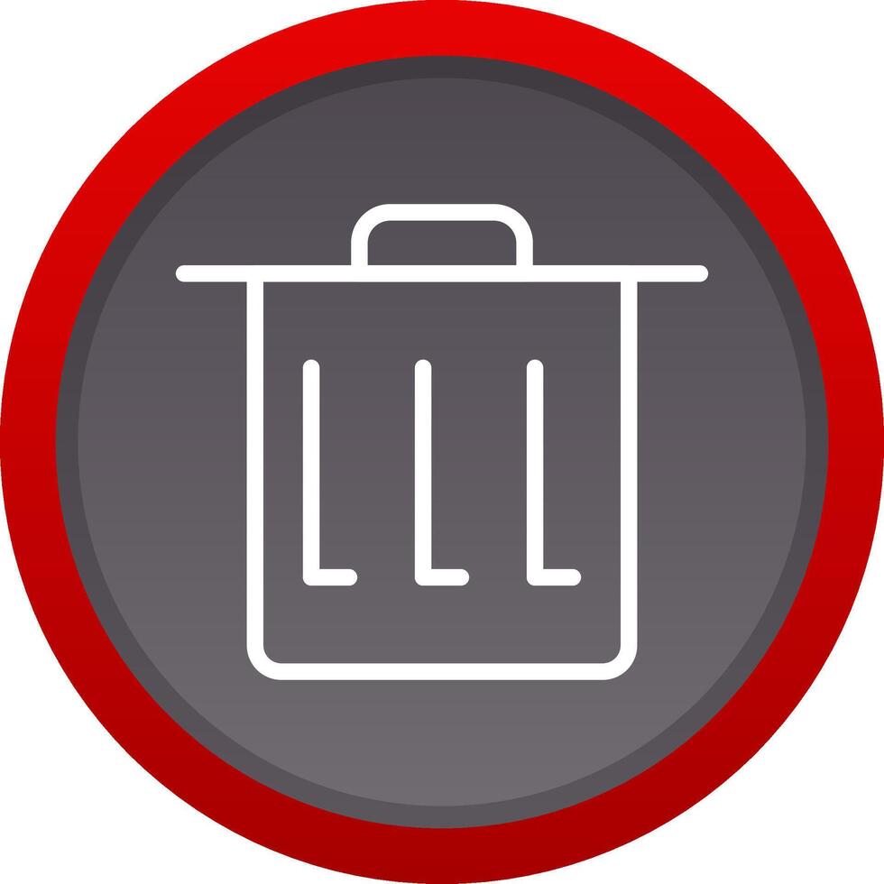 papelera de reciclaje creativo icono diseño vector