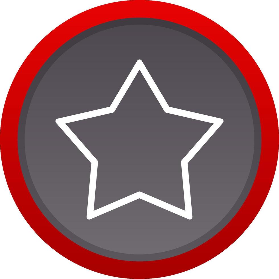 Star Creative Icon Design vector