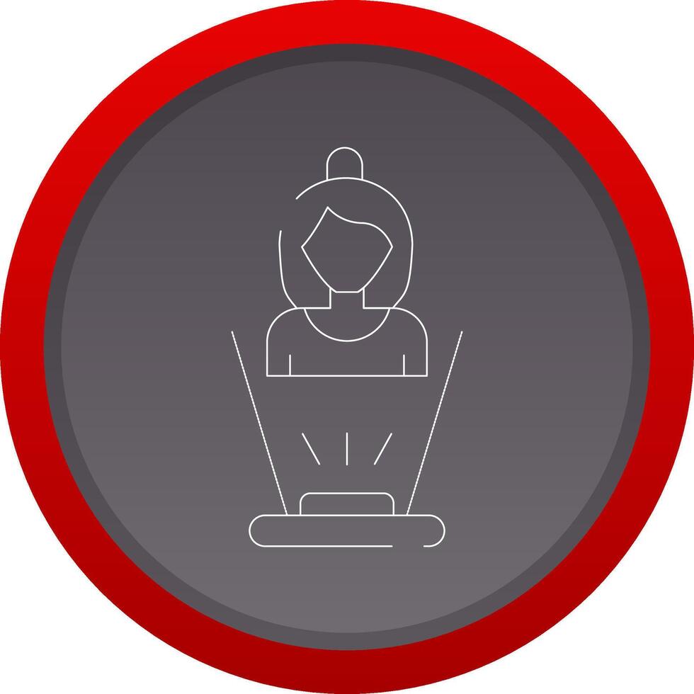 Hologram Creative Icon Design vector