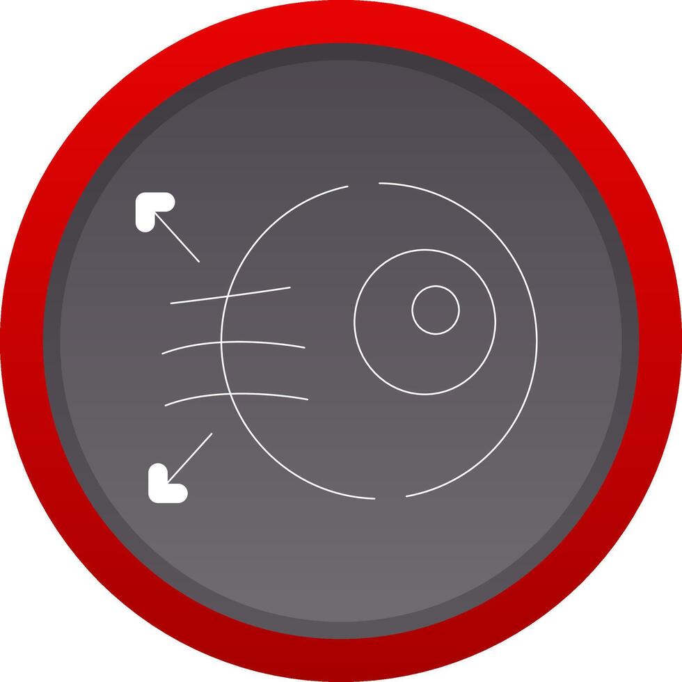 Ocular Hypertension Creative Icon Design vector