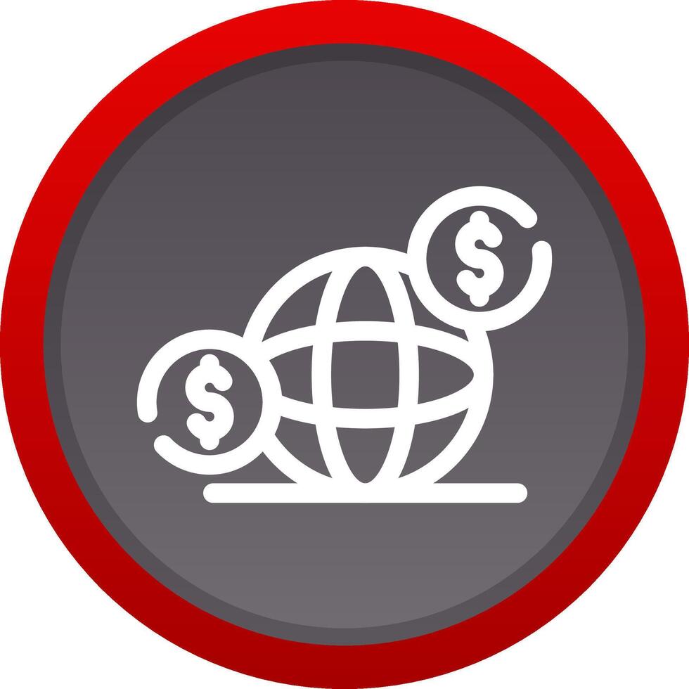 Offshore Banking Creative Icon Design vector