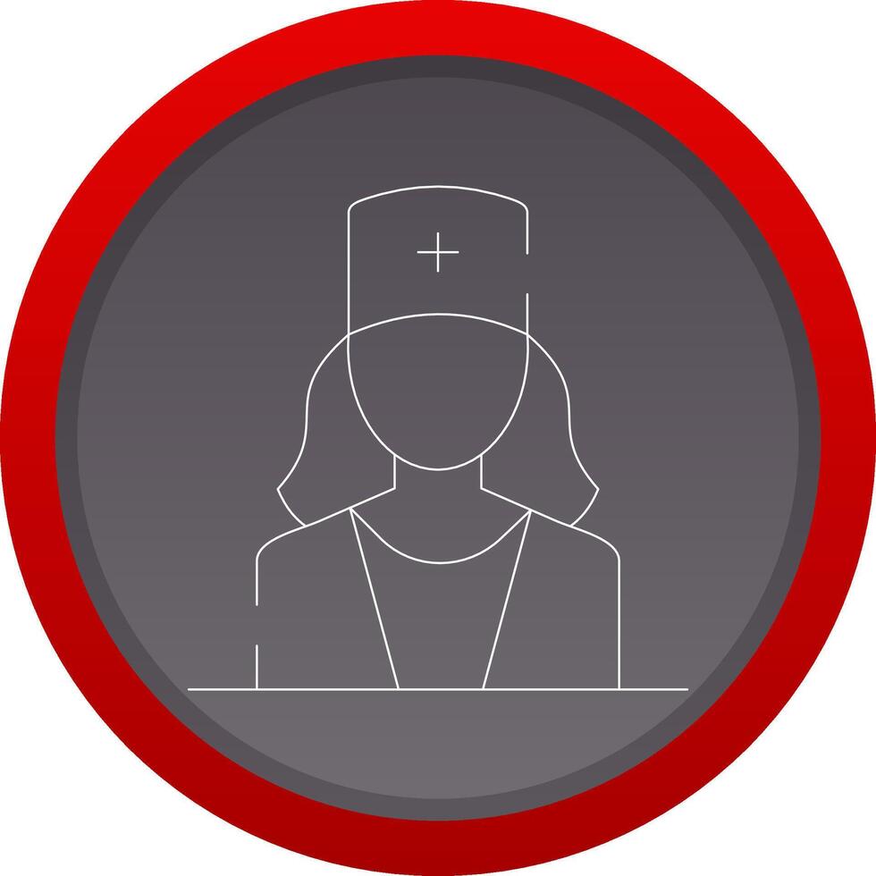 Ophthalmologist Female Creative Icon Design vector