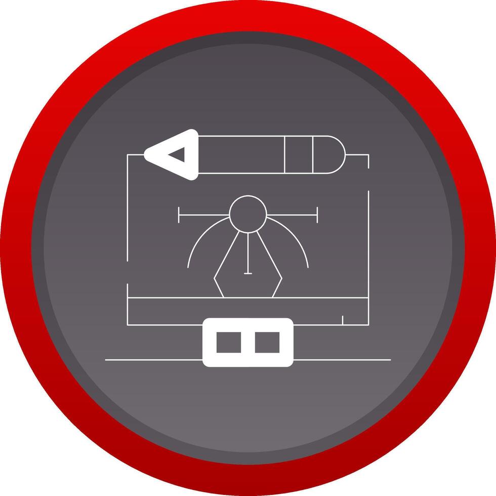 Digital Art Creative Icon Design vector