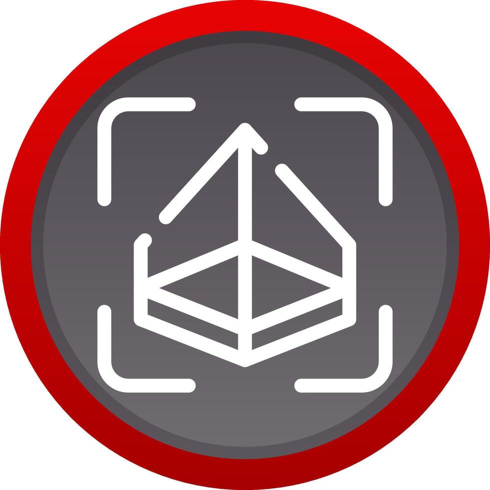 3D Surface Creative Icon Design vector