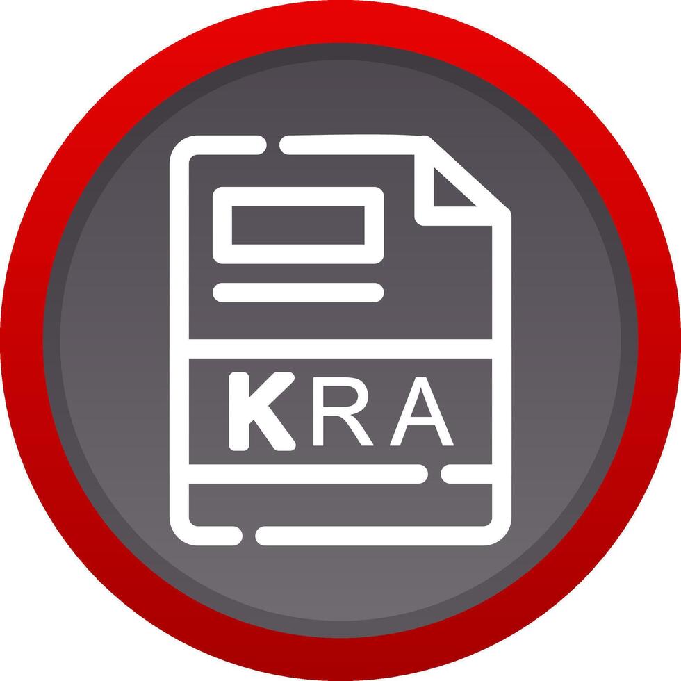 KRA Creative Icon Design vector