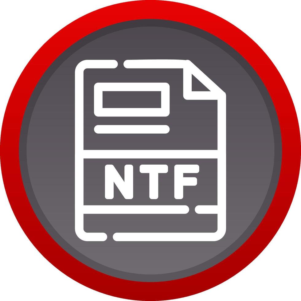 NTF Creative Icon Design vector