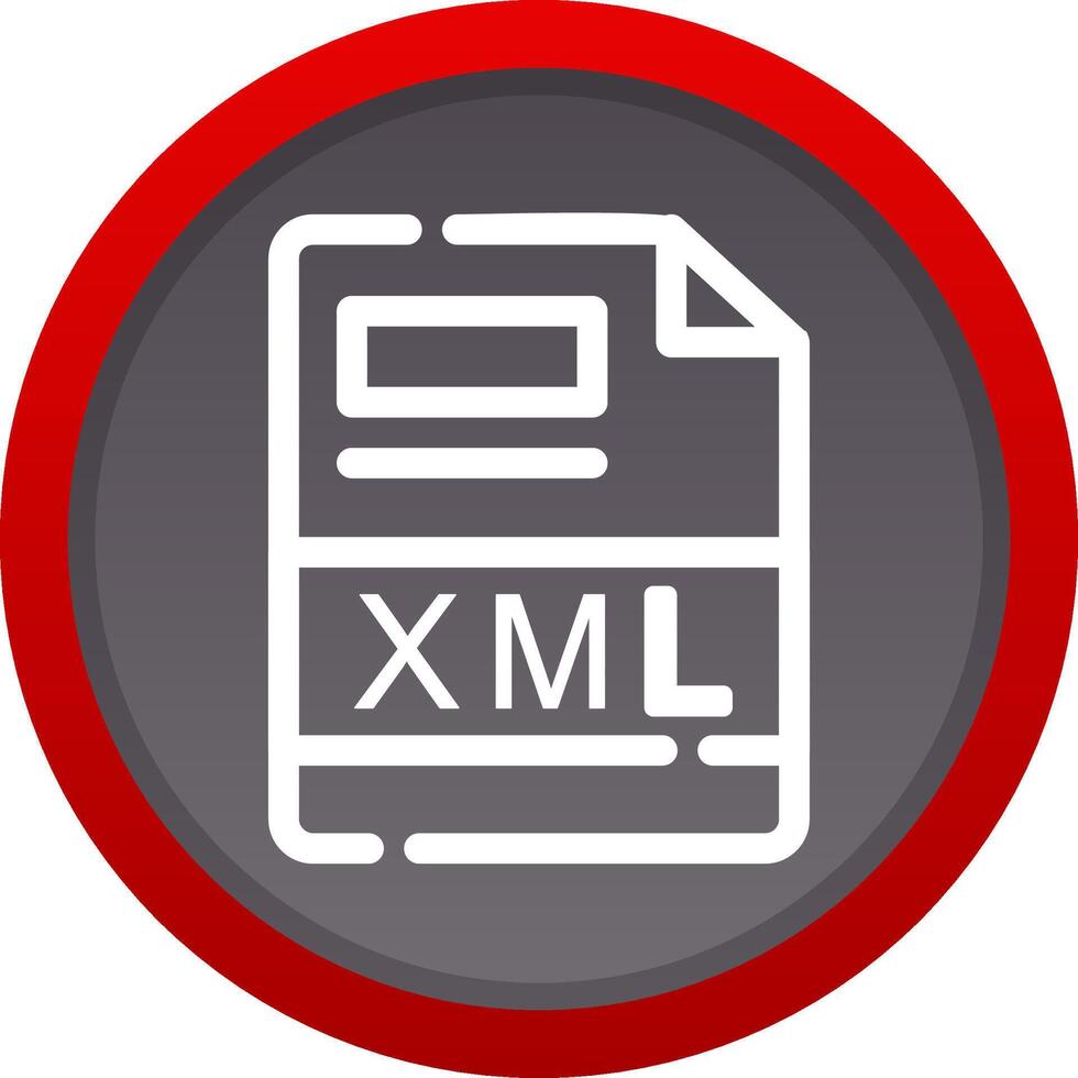 XML Creative Icon Design vector