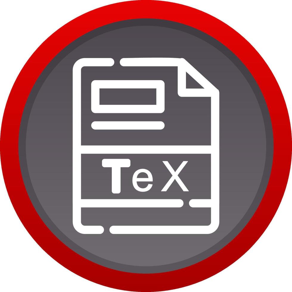 TeX Creative Icon Design vector