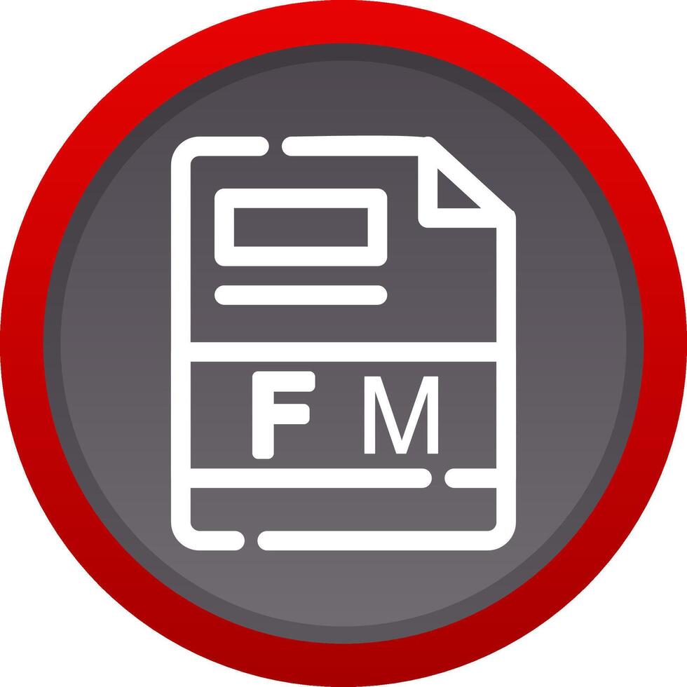 FM Creative Icon Design vector